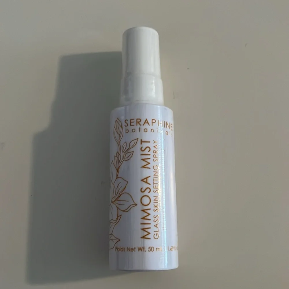 NEW SERAPHINE BOTANICALS Mimosa Mist Glass Skin Setting Spray